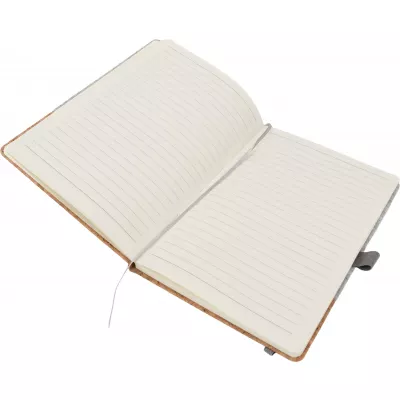 Notatnik A5 w linie RPET TERESA - szary (2447207)