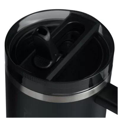 Stanley Quencher® ProTour 1180 ml termoizolowany kubek ze słomką, wykonany z recyklingowanej stali nierdzewnej  - Czarny (10097990)