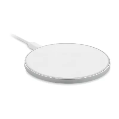 Ładowarka bezprzewodowa 10W szklana RESS - Bialy (MO6761-06)