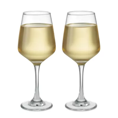 Zestaw 2 kieliszków do wina 400 ml CHEERS - Przezroczysty (MO6643-22)