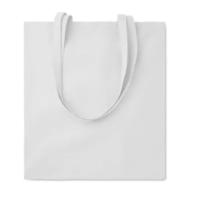Torba bawełniana 38x42 cm 140 g/m² COTTONEL COLOUR + - Bialy (MO9268-06)