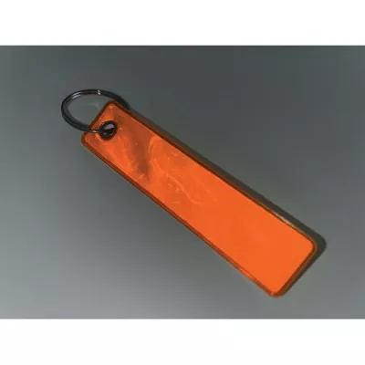 Brelok odblaskowy z PVC KEYFLECT - Fluorescencyjny Pomaranczowy (MO2626-71)