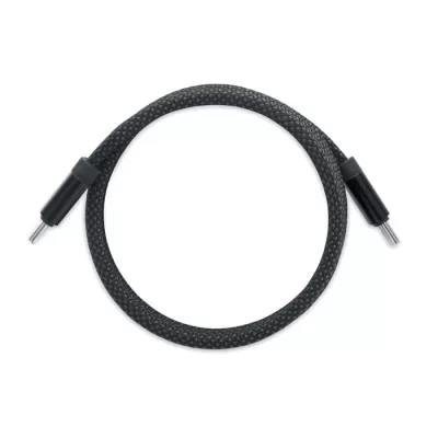 Kabel magnetyczny pleciony USB-C 60W z RPET BRAID - Czarny (MO2778-03)