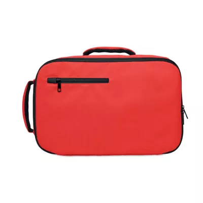 Plecak kabinowy z RPET na laptop 15" FLYSAFE - Czerwony (MO2840-05)