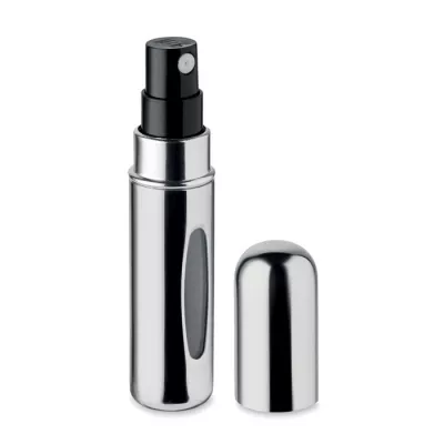 Atomizer na perfumy aluminiowy 5 ml SPRAY - Srebrny Blyszczacy (MO3133-17)