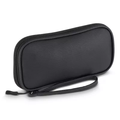 Torba organizacyjna Kyra 210D z powłoką PU z rPET, 20 x 11,5 x 2 cm - czarny (LT95326-N0002)