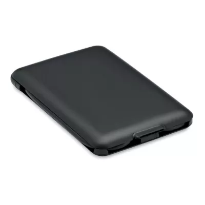 Etui na kable z ładowarką bezprzewodową 15W YAPO - Czarny (MO6823-03)