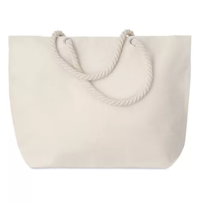 Torba plażowa bawełniana 220 g/m² MENORCA - Bezowy (MO9813-13)