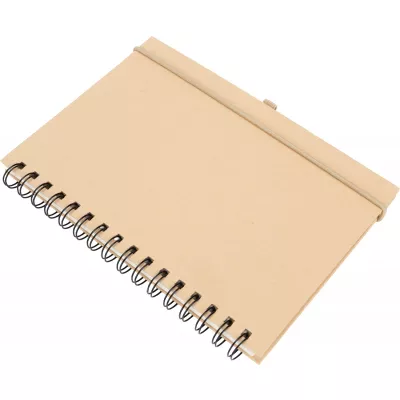 Notes A5 w linie z papieru z recyklingu SILKEBORG - beżowy (321713)