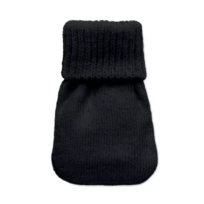 Ogrzewacz do rąk w dzianinowym pokrowcu WARMMUFF - Czarny (MO2667-03)