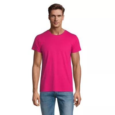 Koszulka męska organiczna 175 g/m² Sol's PIONEER MEN - Fuchsia (S03565-FU)
