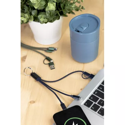 Rafob brelok kabel ładujący USB - ciemno niebieski (AP864127-06A)