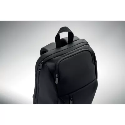 Plecak na laptop 15" z RPET 15 l DOHA - Czarny (MO3123-03)