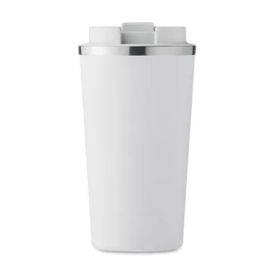 Kubek termiczny ze stali z recyklingu 510 ml BRACE + - Bialy (MO6579-06)