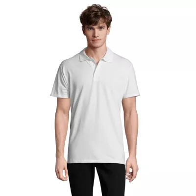 Koszulka polo męska piqué 210 g/m² Sol's SPRING II - Bialy (S11362-WH)