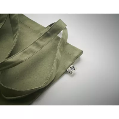 Torba płócienna z bawełny organicznej 270 g/m² COCO - Zielony (MO6713-09)