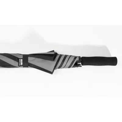 Radians XL odblaskowy parasol RPET - czarny (AP800624-10)