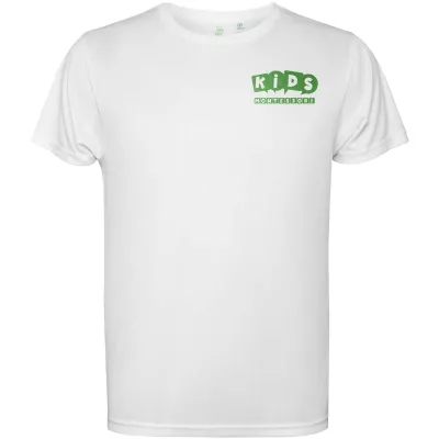 Estoril short sleeve kids t-shirt - Biały (K0430-WHITE)