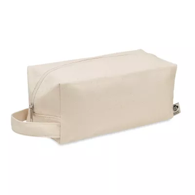 Kosmetyczka z płótna organicznego 220 g/m² BIA - Bezowy (MO6853-13)