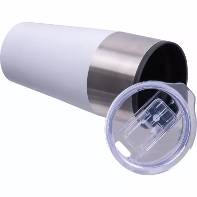 Kubek termiczny 600 ml JORDAN - biały (8536906)