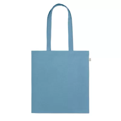 Torba z bawełny z recyklingu 140 g/m² VIVEKA COLOUR - Petrol (MO2302-20)