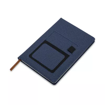 Notes z kieszonką na telefon Irun - granatowy (R64265.42)