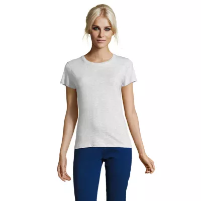 Koszulka damska dopasowana 150 g/m² Sol's REGENT WOMEN - Popiól (S01825-AS)