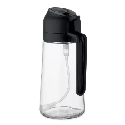 Dozownik i spryskiwacz do oliwy szklany 450 ml DIP - Czarny (MO2849-03)