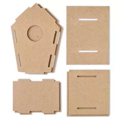 Budka dla ptaków z MDF do złożenia WOOHOUSE - Drewna (MO8532-40)