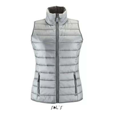 Kamizelka pikowana damska Sol's WAVE WOMEN - Metal Grey (S01437-MG)