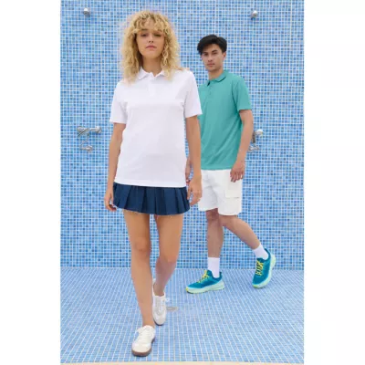 Polo sportowe unisex z recyklingu Sol's PITCHER - Pool Blue (S04442-BP)