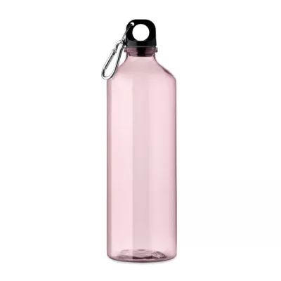 Butelka z RPET z karabińczykiem 750 ml MOSS RE750 - Przezroczysty Rózowy (MO2804-31)
