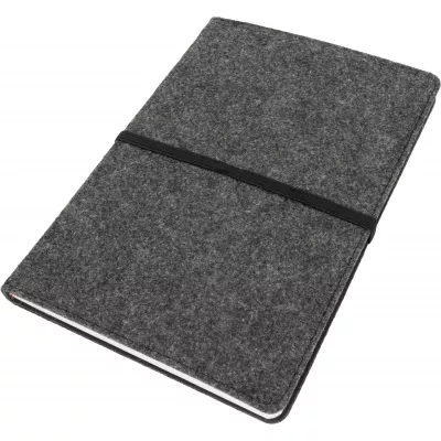 Notatnik A5 w kratkę ARCHIE - szary (2135707)