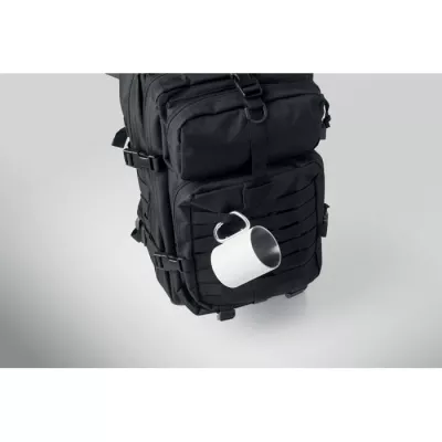 Plecak turystyczny z RPET 600D 50 l CARRYCONFI - Czarny (MO2970-03)