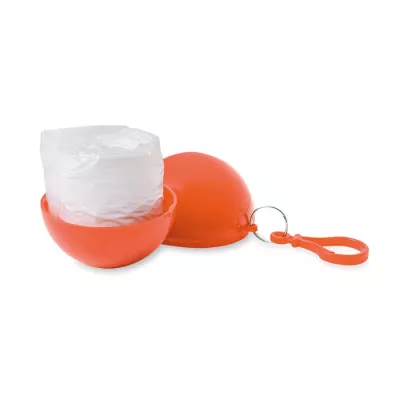 Ponczo przeciwdeszczowe w etui z karabińczykiem NIMBUS - Pomaranczowy (MO7421-10)