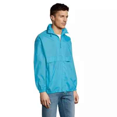 Kurtka wiatrówka unisex wodoodporna Sol's SURF - Niebieski Atol (S32000-AL)