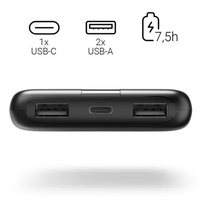 Power bank 10000 mAh Hama Power Pack Performance - czarny (VH025-03)