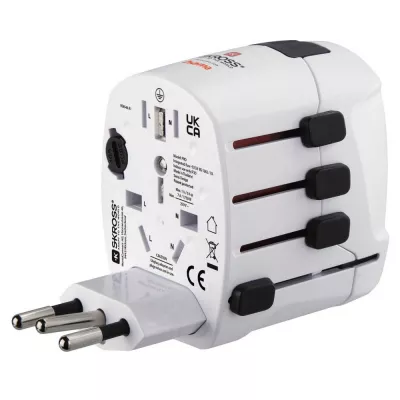 Adapter podróżny Skross for Hama Pro - biały (VH050-02)