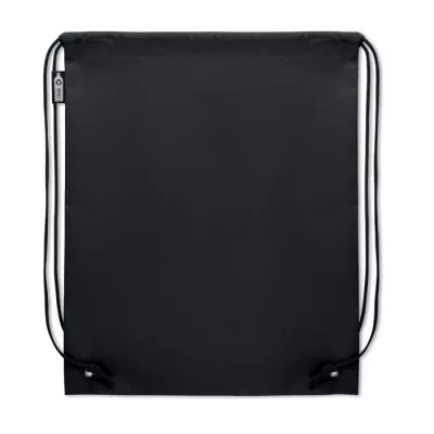 Worek ze sznurkiem z włókniny RPET 80 g/m² DAFFY RPET - Czarny (MO2809-03)