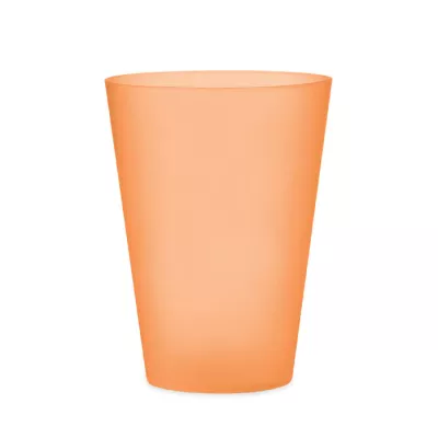 Kubek eventowy z PP 300 ml FESTA - Przezroczysty Pomaranczowy (MO6375-29)