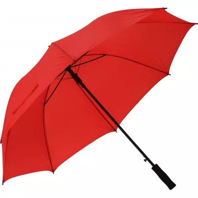 Parasol automatyczny Ø130 cm SUEDERDEICH - czerwony (153105)