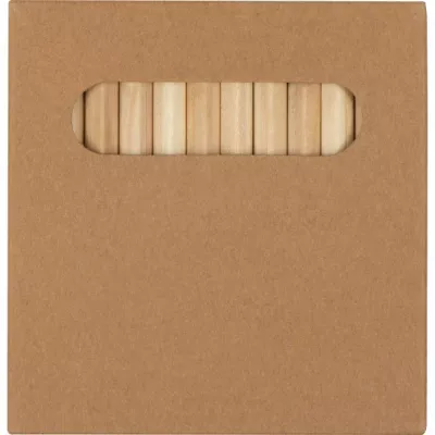 Kredki drewniane 12 kolorów ASHTON - wielokolorowy (14459mc)