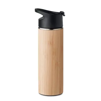 Termos z bambusową osłoną 450 ml NANDA - Drewna (MO6371-40)
