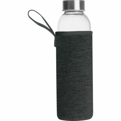 Butelka szklana KLAGENFURT 500 ml - ciemnoszary (084277)