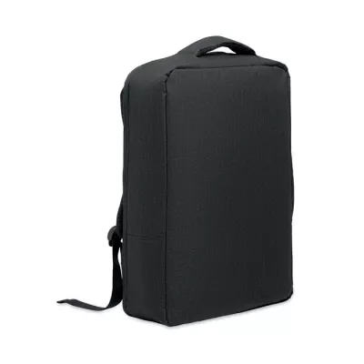 Plecak na laptop 15" z RPET LAUGAR - Czarny (MO2305-03)