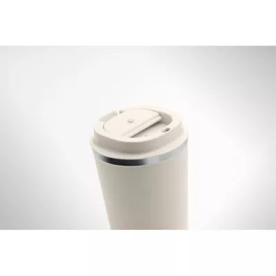 Kubek termiczny ze stali 350 ml BRACE - Bezowy (MO6276-13)
