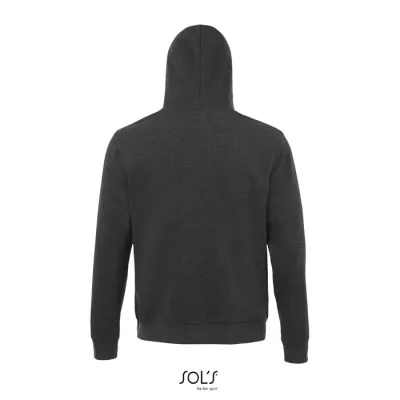 Bluza męska z kapturem 280 g/m² Sol's SPENCER - Charcoal Melange (S02991-CE)