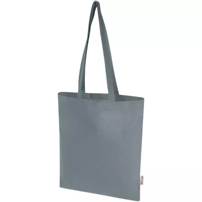 Madras Blend torba na zakupy z bawełny z recyklingu z certyfikatem GRS o gramaturze 140 g/m² i pojemności 7l - Szary (12076082)