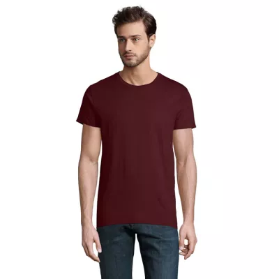 Koszulka męska organiczna 175 g/m² Sol's PIONEER MEN - Burgundy (S03565-BG)