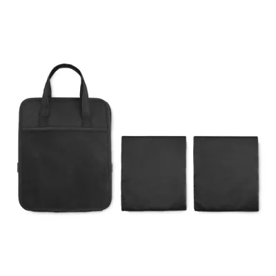 Organizer samochodowy składany z RPET ORGANIZER COOL - Czarny (MO2956-03)